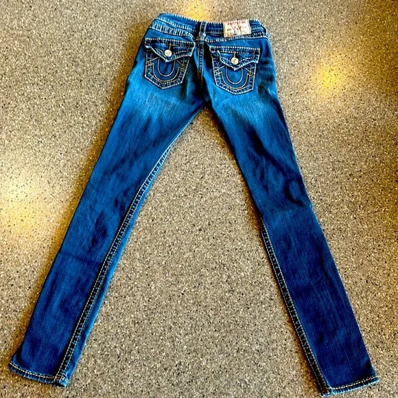 True Religion size 24 skinny jeans. - Picture 2 of 4